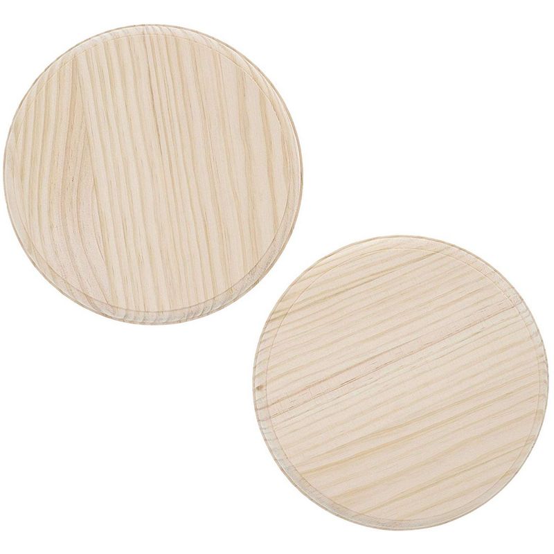 Bright Creations Unfinished Wood Round Plaques for DIY Crafts (2 Pack) –  BrightCreationsOfficial